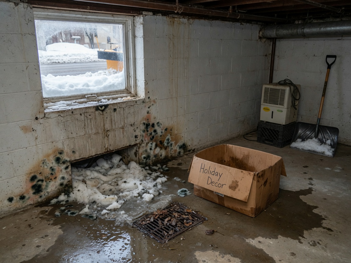 How Buffalo Snowmelt Can Lead to Basement Mold